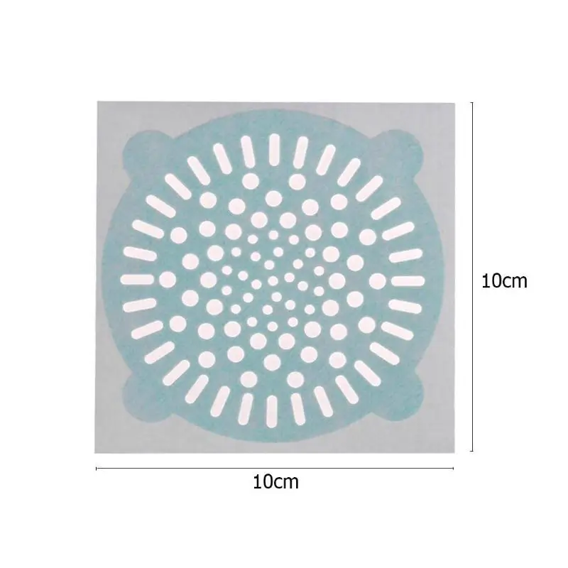 10 шт одноразовый нетканый тканевый фильтр для раковины, ситечко, наклейки для кухни, ванной, душа, трап, анти-блокирующая крышка, сетка