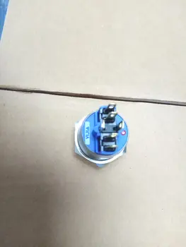 

10pcs lot 3A/220V 12V LED DPST 22mm Momentary Stainless Steel Push Button Switch connector