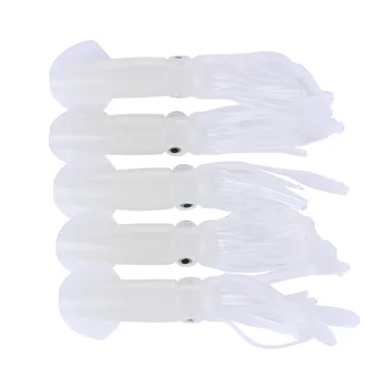 

1 Pcs Squid Jigs with Silicone Tube Color Fishing Bait Baits Soft Fishing Tackle Set Artificial Bait Sea Bait Fishing Tools