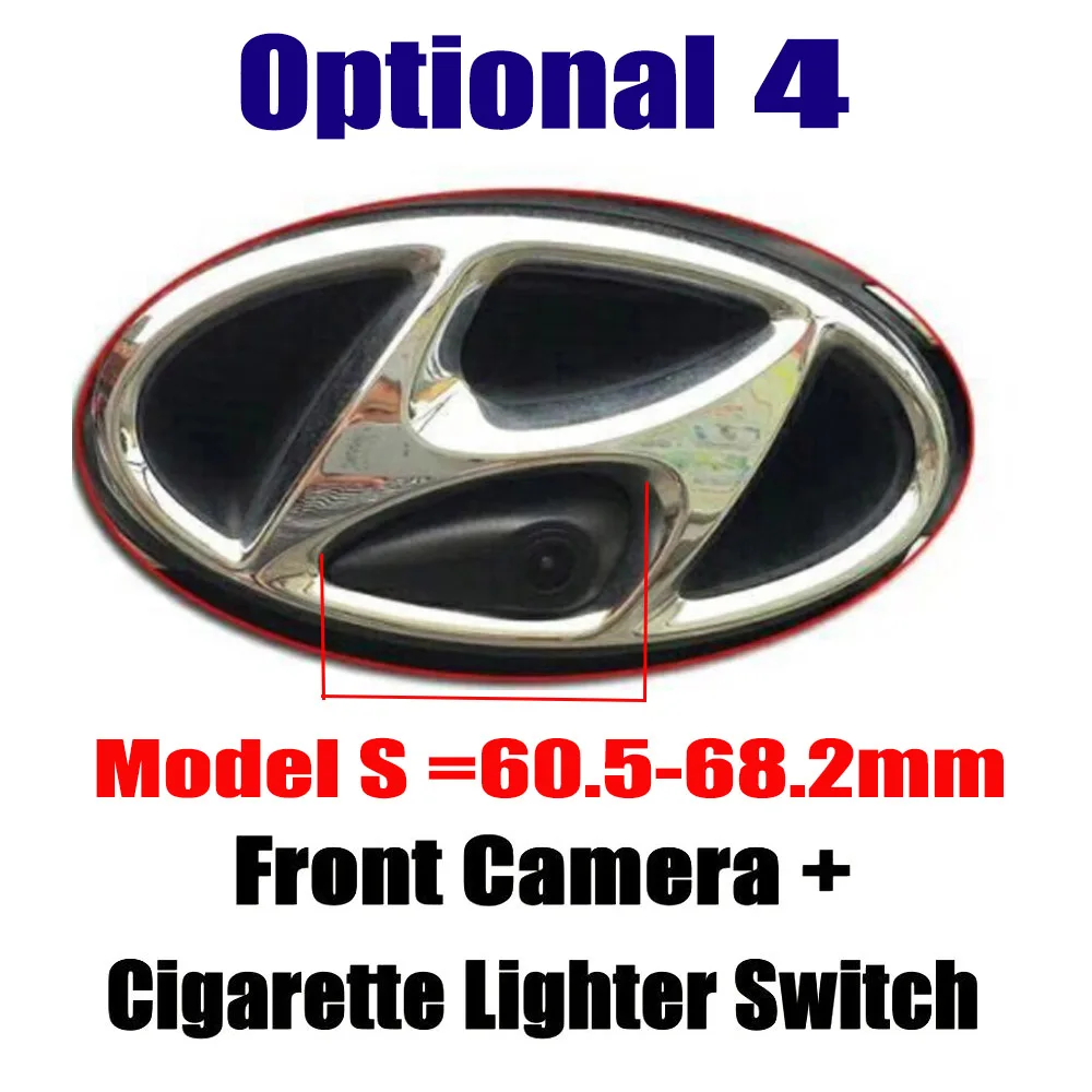 Liandlee автомобиль вид спереди Логотип Встроенная камера/прикуриватель/для объектив ночного видения 2011- /4," ЖК-экран монитора - Название цвета: Option (4)
