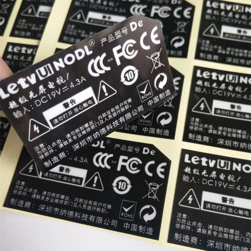 

Top ranking self adhesive glossy industrial products sticker, waterproof roll double-side packaging label sticker