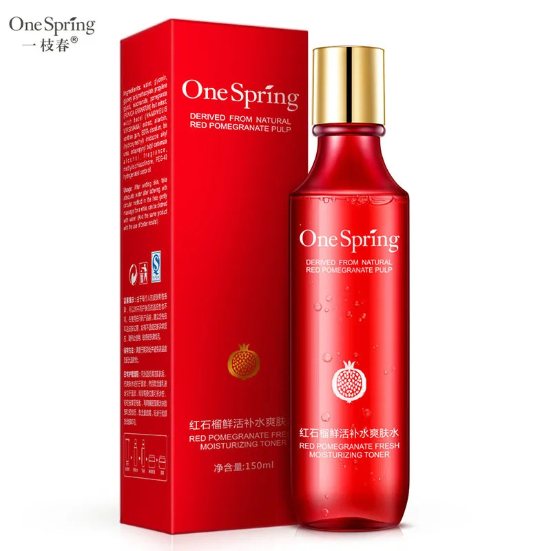 

Red pomegranate Toner Power Lifting Toner 150ml Moisturizing Skin Care Whitening Firming Skin Face Care Cosmetics Face Toners