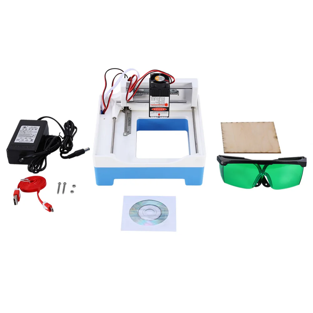 1000mw DIY Laser Engraving Machine Cutting Plotter Powerful Version Carved Machine Small Micro Mini Engraving Machine