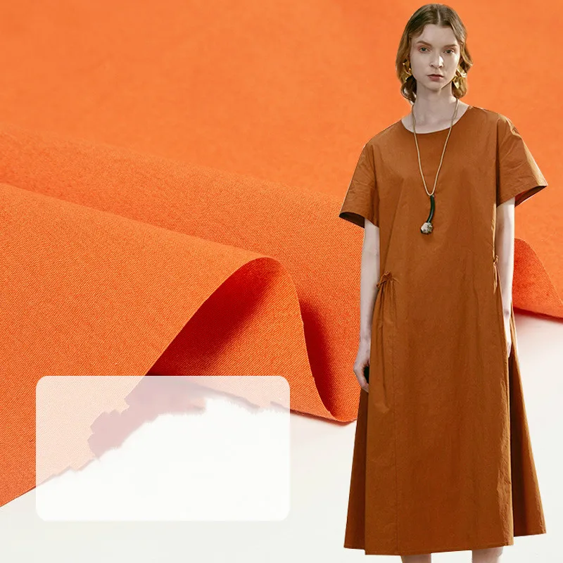 Cotton Shirt Fabric Cotton Non-elastic 40S Dyed Cotton Poplin Plain Fabric Shirt Dress Textile Cotton Fabric Per Meter Material