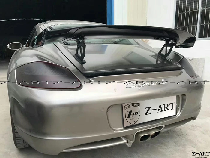 Оригинальный задний спойлер для Porsche Boxster Cayman 2005 2012 из углеродного волокна 987