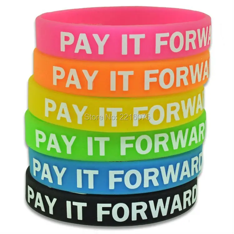 Us 160 0 300pcs Pay It Forward Silicone Wristband Rubber Bracelets Free Shipping By Dhl Express In Cuff From Jewelry Accessories On Us 160 0 300pcs Pay It Forward Silicone Wristband Rubber Bracelets Free Shipping By Dhl Express In Cuff From Jewelry Accessories On