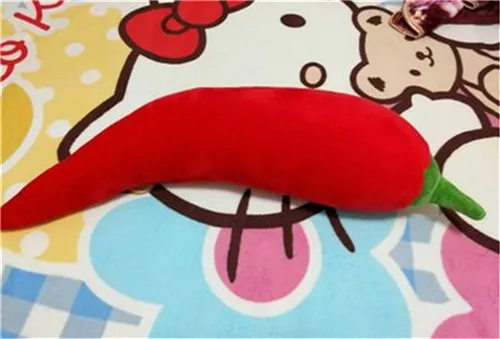 Fancytrader Plush Toy 70cm Big Soft Red Beauty Chili Toy 28'' Giant Stuffed Hot Pepper Doll Pillow (12)