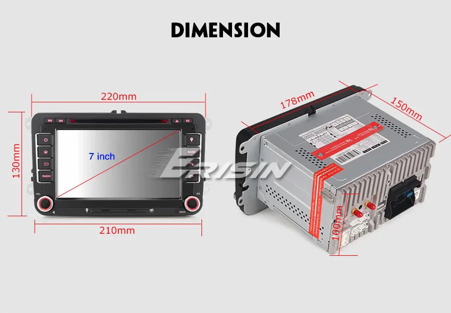 Perfect 7" Android 9.0 OS Car DVD Multimedia GPS Radio for Seat Altea 2004-2015 Altea XL 2007-2015 Toledo 2004-2015 Alhambra 2010-2016 21