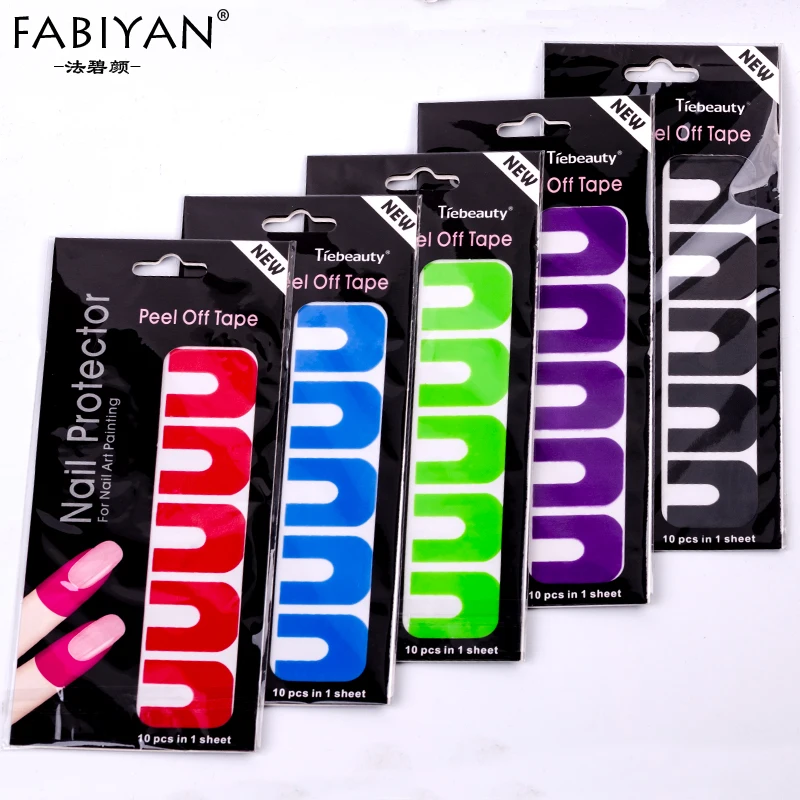 Aliexpress.com : Buy 1 Sheet Nail Polish Protector UV Gel ...