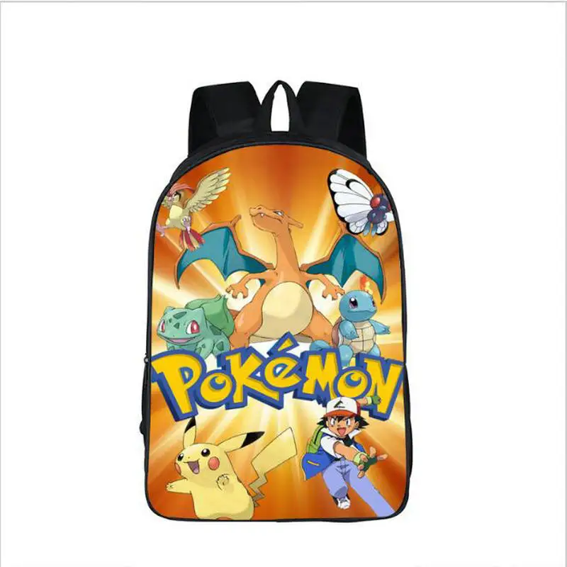 Anime Pokemon Go Backpack For Teenagers Girls Boys School Bags Pikacun