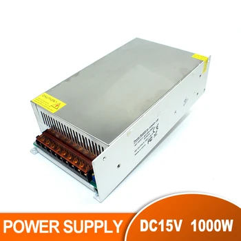 

Switching Power Supply DC15V 66.7A1000W Single Output LED Power Supply Transformer 220v 110v AC to DC24V SMPS for cctv led light