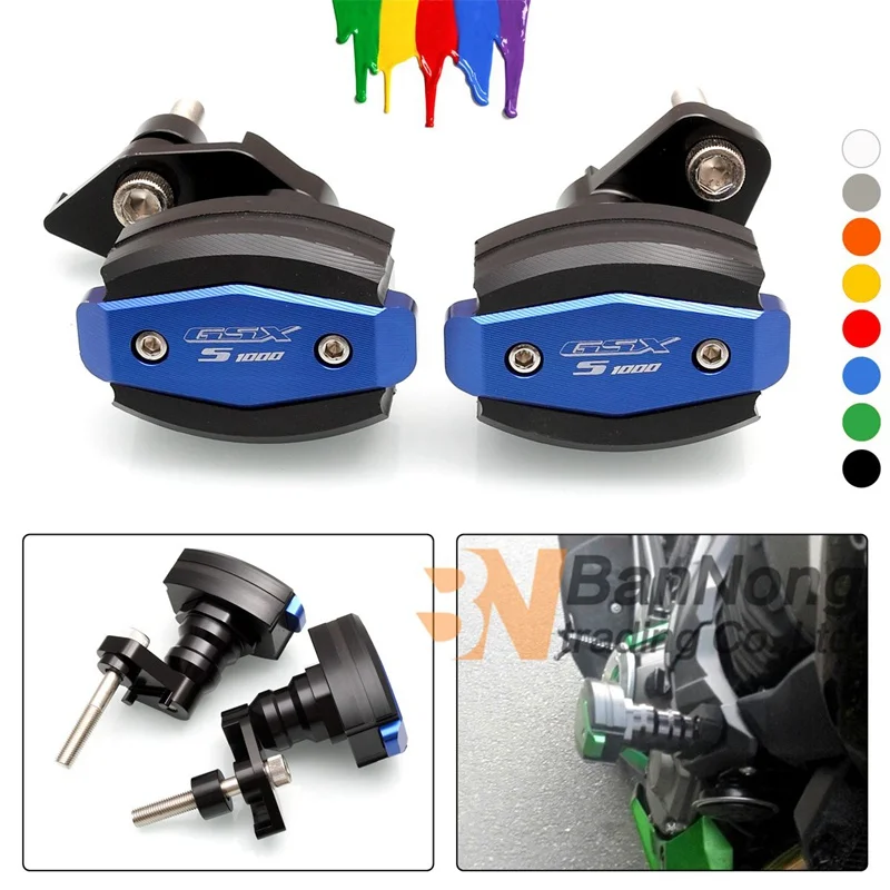 

Motorcycle CNC Frame Sliders Crash Protector Motobike Falling Protection For SUZUKI GSXS1000 GSXS GSX-S 1000 GSX-S1000 2015 2016