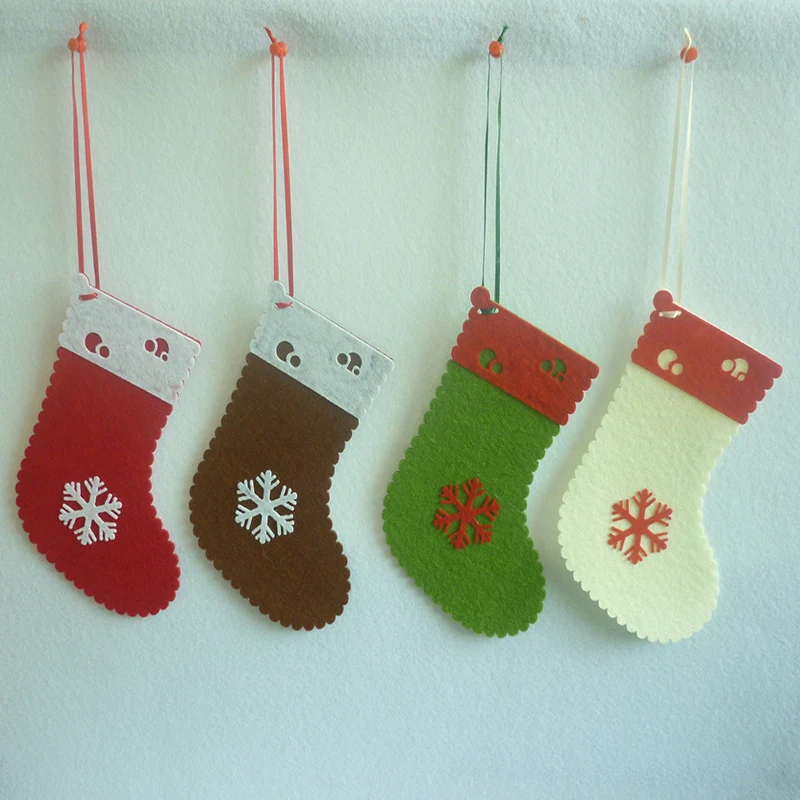 Christmas socks Hanging Ornament Small size and big size Optional Boots