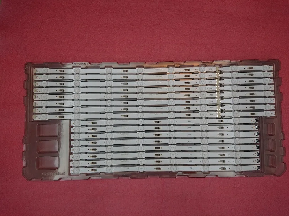 

New Kit 16 PCS LED backlight strip for Samsung UE65KU6000K V5DU-650DCA-R1 V5DU-650DCB-R1 BN96-39667A 39668A S_5U75_65_FL_L8 R6