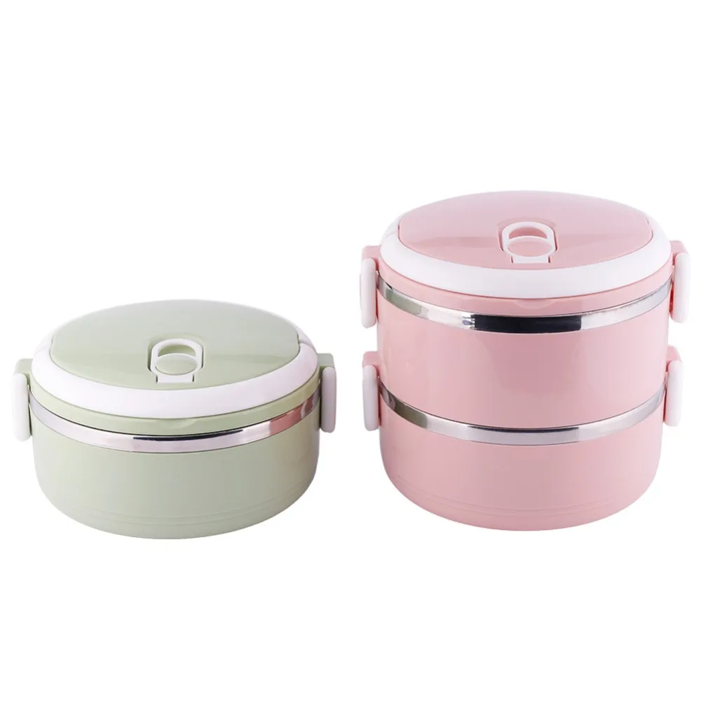 

Hot Sale Microwave 2 layer Plastic Lunch Box For Kid Adult Children Bento Box Leak Proof Lunchbox Food Container Storage Thermal