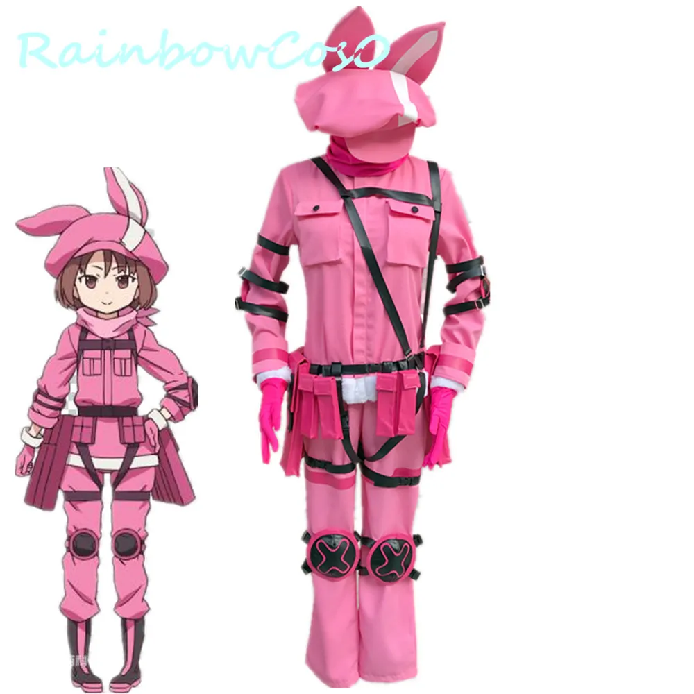 RainbowCos0 Косплей рандомное искусство онлайн оружие Gale Online Kohiruimaki Karen Llenn Униформа на