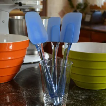 

3 Piece Silicone Spatula Set Easy Flex Food Grade Silicone Kitchen Tools Popular hot selling
