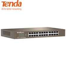 Tenda TEG1024D 24 Порты Gigabit Ethernet, 10/100/1000 Мбит коммутатор для интернет-сети, Auto MDI/MDIX