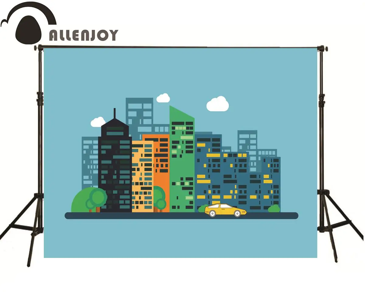 Фон для фотосъемки Allenjoy с изображением современного синего неба облаков