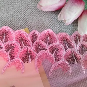 

20Yards flower colorful Embroidered lace trim 22cm width Embroidery mesh lace fabric Handmade DIY clothing Accessories
