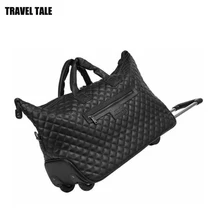 Travel tale 1" дюймовый кожаный Ретро кабина багаж на ролликах вещевой мешок чемодан на колесиках для путешествий для женщин