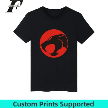 

LUCKYFRIDAYF THUNDERCATS EMBLEM Cartoon Cotton T-shirt Men Casual Short Sleeve TShirts and T Shirt Men Hip Hop Tee Shirt Custom