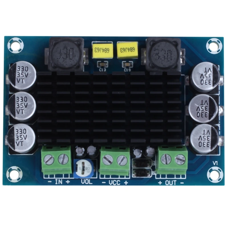 

ABKT-DC 12V-24V TPA3116 D2 100W Mono Channel Digital Audio Power Amplifier Board car