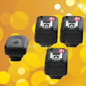 

PT-16 16 channels FM (Transmitter + Receiver) Set Wireless Flash Trigger Strobe Light Speedlight 1 Transmitter 3 Receivers A302
