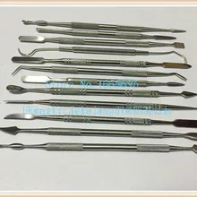 Ювелиров инструмент ювелирные инструменты Нержавеющая сталь Воск Резьба Ножи воск гравировальный инструмент 10 шт./компл