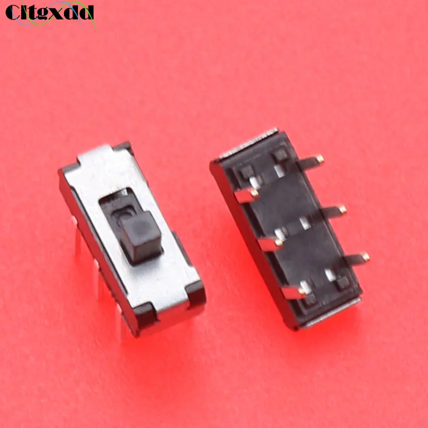 Cltgxdd 1 шт. 6Pin Slide Switch 2 положения тумблер для PCB DPDT вертикальный переключатель рычаг переключатели