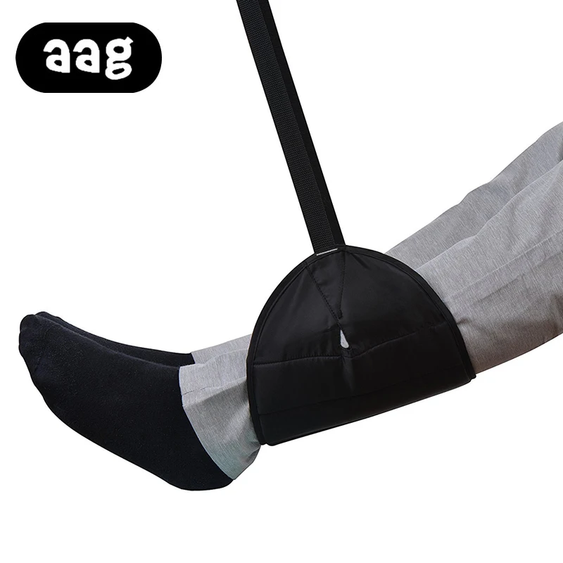 AAG Foot Rest memory foam Airplane Footrest Carry-On Foot Rest Adjustable Height Foot Rest Travel Accessories Footrests Hammock travel dedicated lazy people pedal foot rest for airplane high speed railway