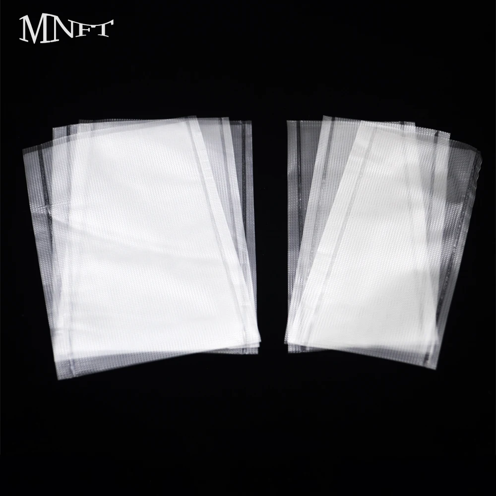 MNFT 50Pcs PVA Bags 6x12cm/8x12cm Carp Fishing Pva Bags Speed Fishing Accessory
