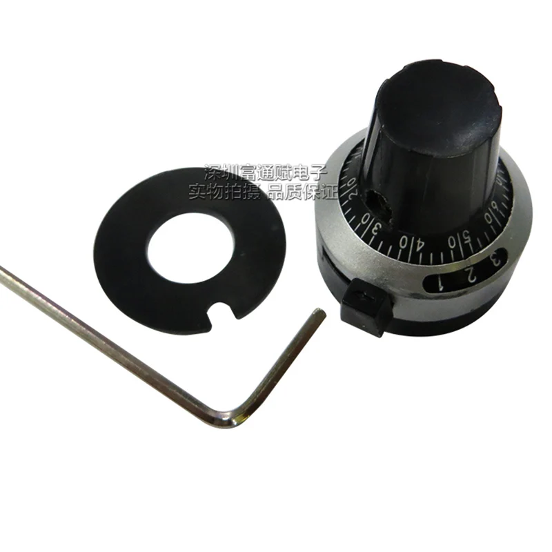 

Instrument scale disc digital multi-turn knob display 3 positions for potentiometer 3590S 534, etc.