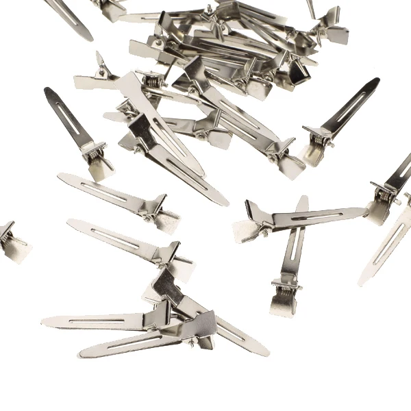 Bulk 60 Single Prong Alligator Clips 45mm 1 3/4 Inch For Baby Girls Hair Bow DIY