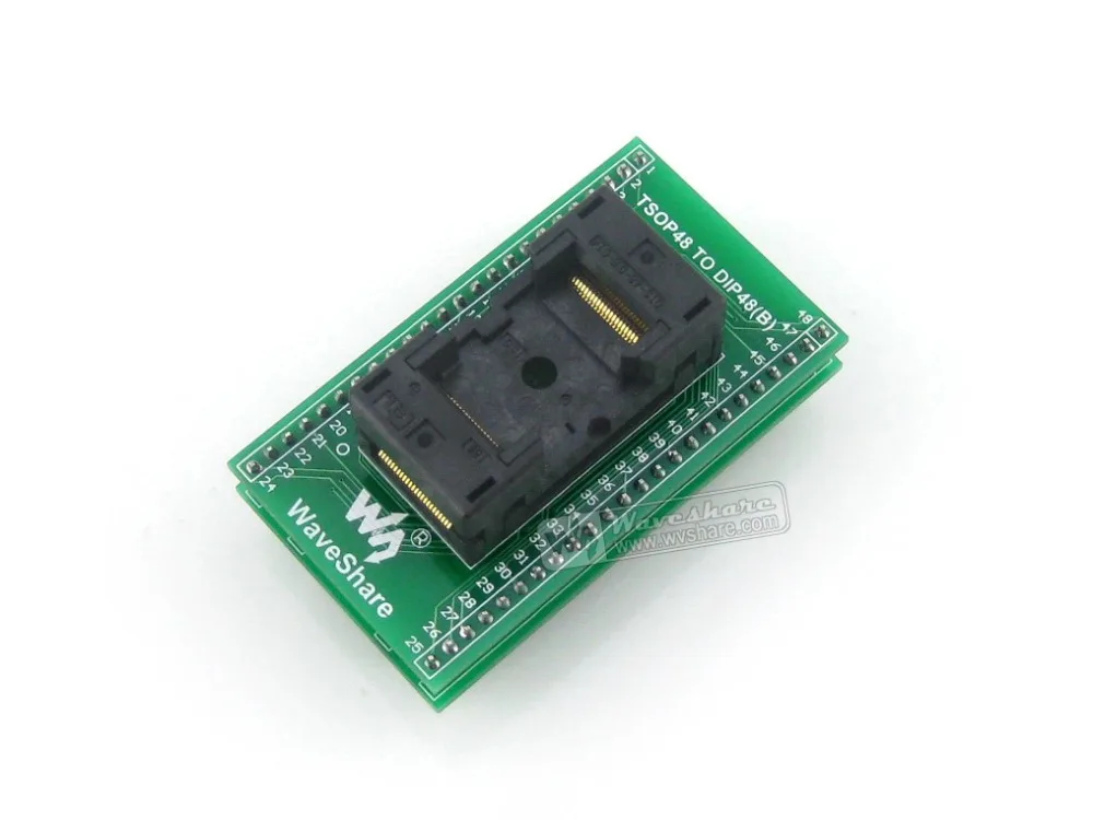 

module TSOP48 TO DIP48 (B) # OTS-48-0.5 Yamaichi IC Test Socket Programming Adapter 0.5mm Pitch