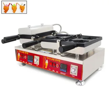 

Free shipping 110v 220v New Fish Cone Open Mouth Taiyaki maker machine Korean Waffle maker
