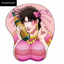 JOJO'S Необычные Приключения аниме 3D коврик для мыши Мягкая грудь с подставкой для запястья игровой коврик для мыши подставка для запястья 10," x 8,5"