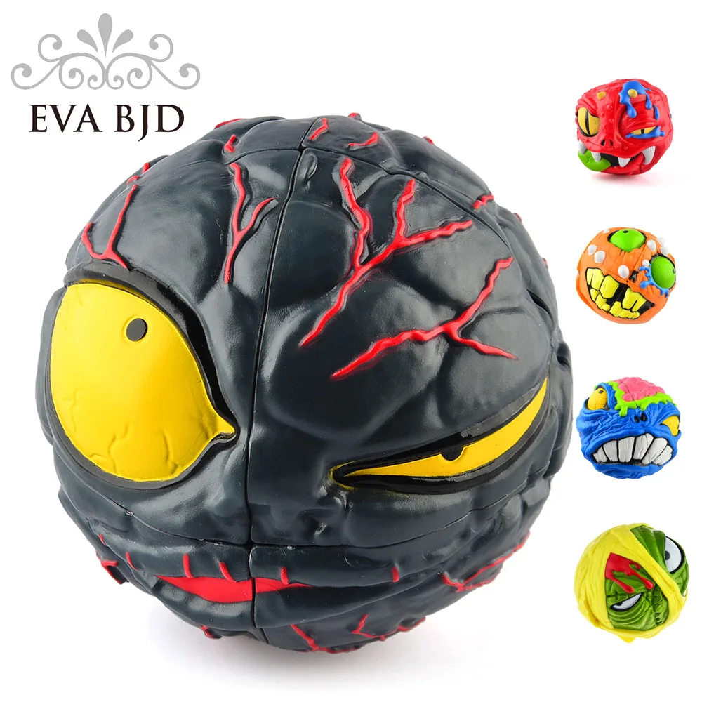 

2x2x2 3D Monster Head Magic Puzzle Speed Cube MADHEDZ series Toys for children and Puzzlers cubo magico 6 styles DMC025