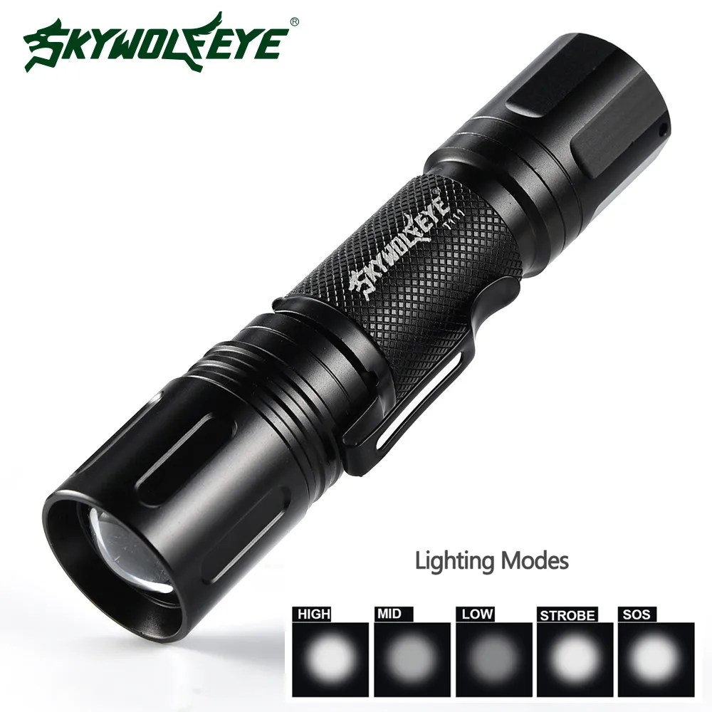 1000lm X800 Cree Xm L T6 Led 5 Modes Flashlight Torch Lamp Nylon Pouch Battery Flashlights Camping Hiking Lighting 1000lm X800 Cree Xm L T6 Led 5 Modes Flashlight Torch Lamp Nylon Pouch Battery Flashlights Camping Hiking Lighting