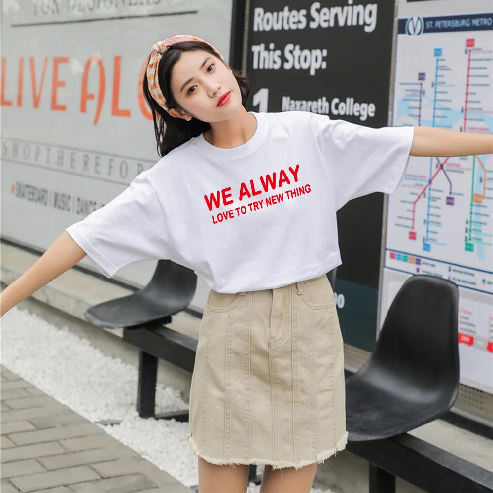 

Ulzzang Preppy Style Oversized Tshirt Women KPOP Clothes Summer Letter Print T Shirt Schoolgirl Black White Loose Streetwear