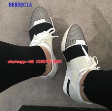Hot Qualität Lace Up Low Top Slip-on Männer Trainer wohnungen schuhe Freizeitschuh Mesh Paare Freizeitschuhe Outdoor Leder Mann schuhe