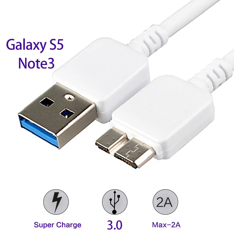 Cable de carga rápida para Samsung Galaxy S5 Note 3, Cable Micro USB I9600, teléfono móvil inteligente, Cargador rápido USB Cable de carga de datos|Cargadores teléfono móvil| -