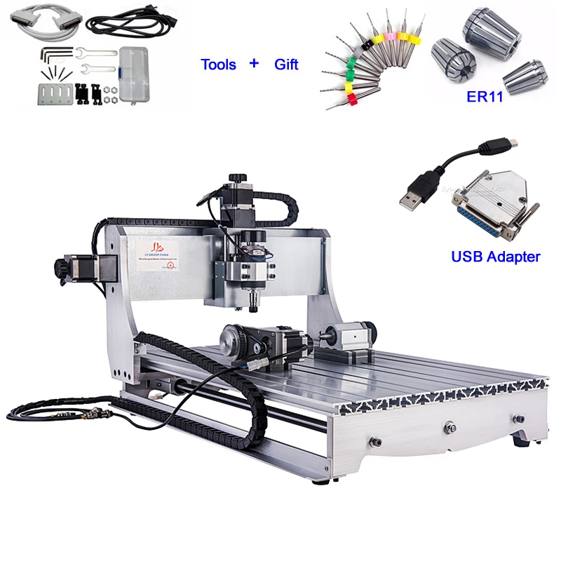 

USB CNC 6040 4 Axis CNC Milling Engraver Machine to Russia no tax