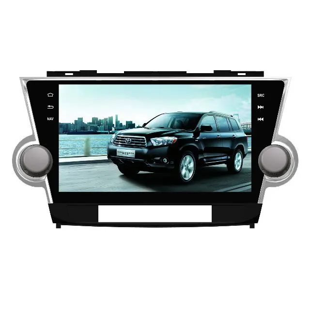 Для Toyota Highlander 2007~ 2013 10," Android HD емкостный сенсорный экран радио gps-навигатор ТВ фильм Andriod видео система