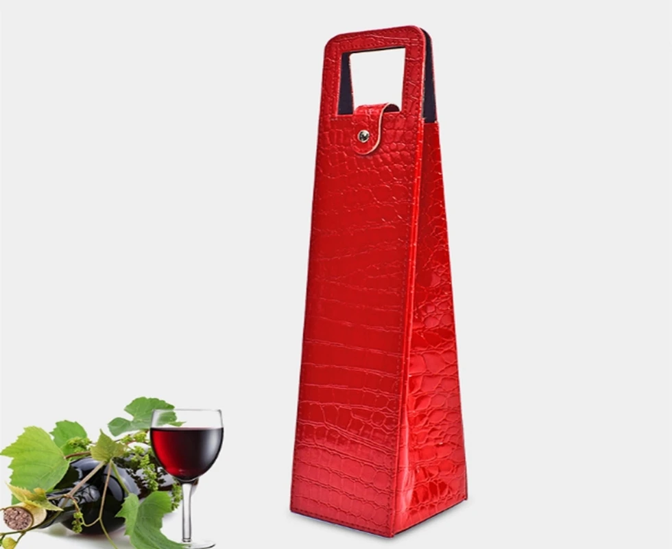 50pcs/lot Luxury Wine bags Empty wine packaging gift boxes Red wine