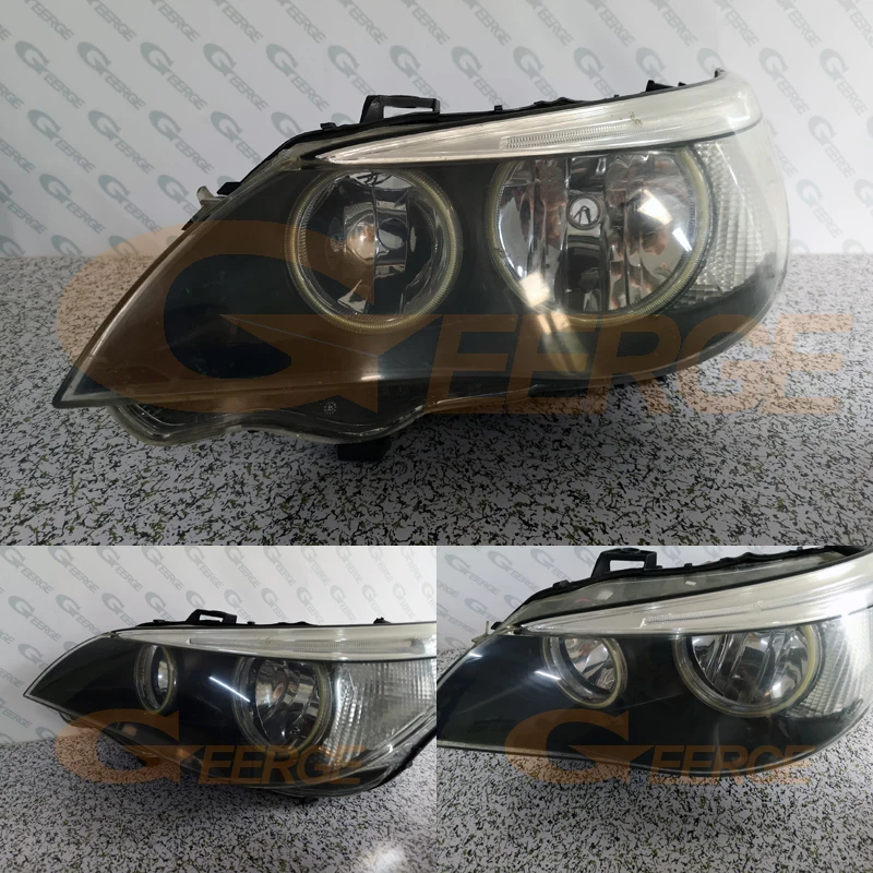 Для BMW E60 E61 M5 520i 525i 530i 540i 545i 550i Pre LCI 2003-2007 отличный ультра яркий COB led angel eyes DRL halo кольца