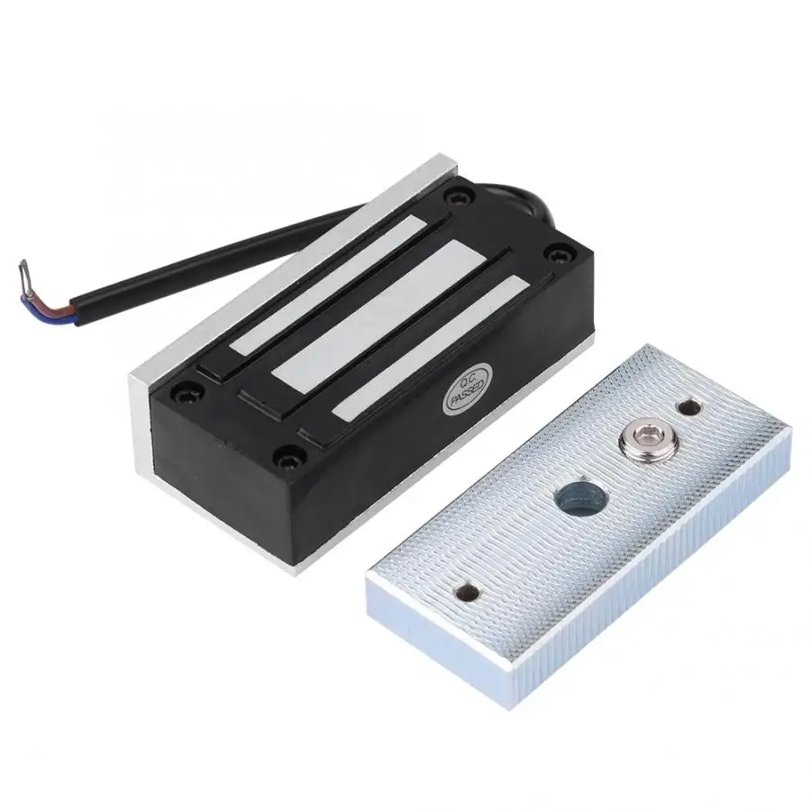 

Electric Magnetic Cabinet Door Lock 60kg Strong Force Access Control Electromagnetic Lock for Door Cabinet Drawer