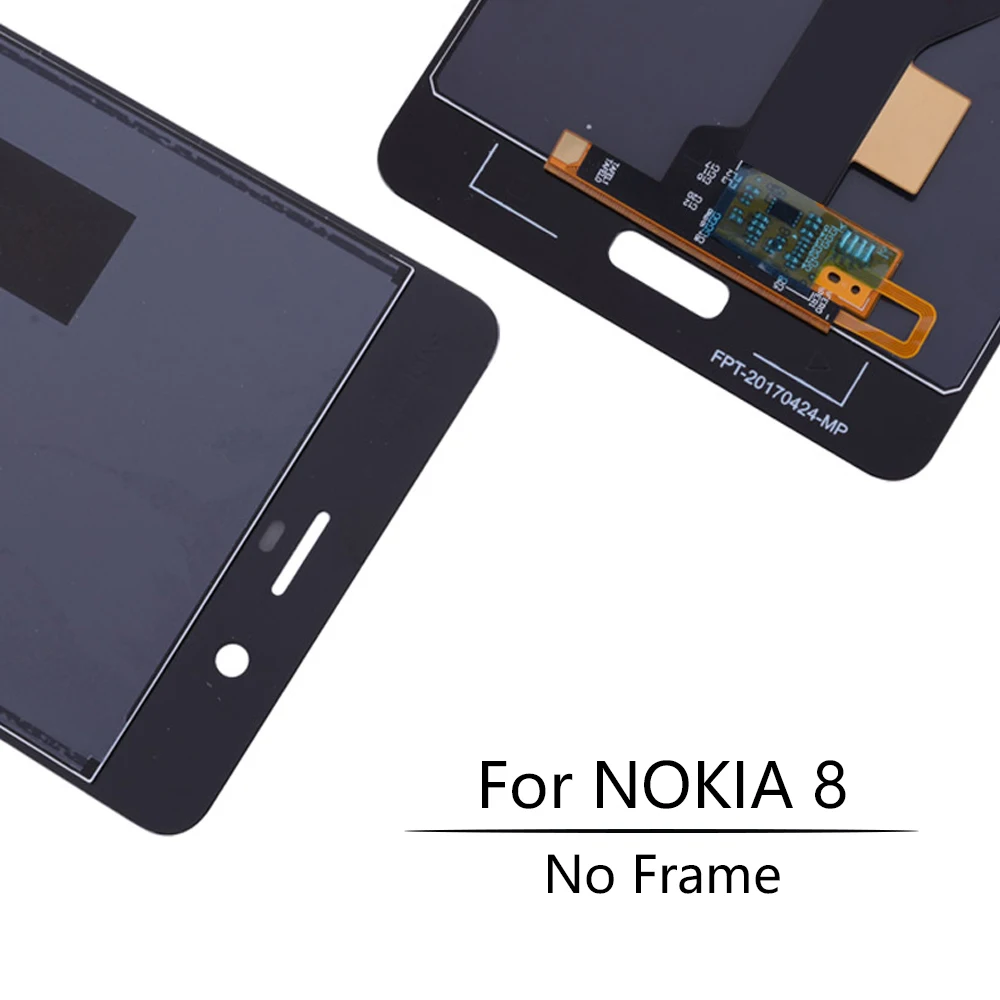 ЖК дисплей Sinbeda 5 3 для NOKIA 8 с сенсорным экраном дигитайзер сборки Замена экрана Nokia