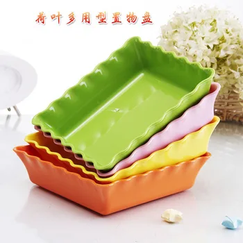 

Creative Solid Color Fruit Plate Plastic Melon Seeds Large Snack Storage Basket Dried Fruit Plate Snack Tray Salad Bowl 4