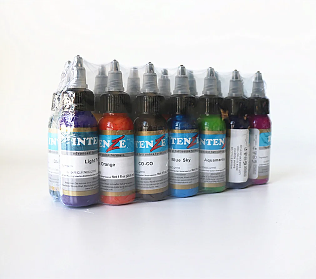 

Tattoo Inks 14 Colors 30ml/bottle Tatto Pigment Inks Set For Body Tattoo Art Kit Free Shipping Nani